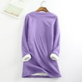 thumbnail image 4 of Meihcang Chandails en Molleton Doublés en Sherpa pour Femmes Grande Taille Graphique Arbre de Noël Col Rond Chandail en Molleton Chaud Hiver Tops de Noël, 4 of 4