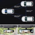 thumbnail image 5 of Wide Angle Rearview Mirror for Cars Large View- Mirror with Blue Tint Clamp- for Easy Installation Helps Reduce Blind Spots & Monitor Backseat Passengers, 5 of 8