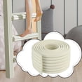 thumbnail image 4 of DOLITY Stair Edge Protector Climbing Cushion Mat Edge Trim for Step for Indoor Home White, 4 of 8