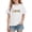 White., variant on Agkizg Girls Graphic Tees,Kids Valentine's Day T-Shirt,Valentine's Day Top for Girls Modern Print Short Sleeve Blouse Fashion Holiday for Preteens Teens