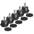 thumbnail image 1 of Ruedas giratorias para silla o taburete de oficina de repuesto, 5 uds., para ruedas fijas fijas, apagadas, 1 of 5