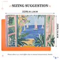 thumbnail image 6 of Yayeee Doormat for Inside 20"x32" Absorbent Low-Profile Washable Non-Slip Rubber Backed Entryway Rug, Seaside Leaves, 6 of 8