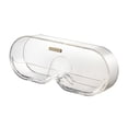 thumbnail image 2 of Estuche transparente de vidrio para gafas de natación, montado en la pared, decoración del hogar, oficina, estuche rígido con tapa, estuche, 2 of 8