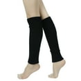 thumbnail image 5 of Dengjunhu 1 Pair Womens Fashion Leg Warmers Adult Ribbed Knitted Long Socks for Party Sports Casual Socks, 5 of 7