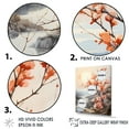 thumbnail image 3 of Designart "Peaceful Peachy Tranquility" Moon Wall Art Living Room, 3 of 7