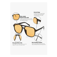 thumbnail image 4 of Lentes De Sol Estilo Vintage Modelo Negro, 4 of 4