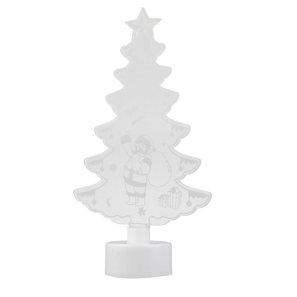 Tabletop Christmas Tree Home Decorations, Mini Birch Tree with Lights