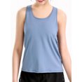 thumbnail image 4 of Women 2-in-1 Bra Tank Tops Removable Pads Hollow Out Racer, 4 of 8