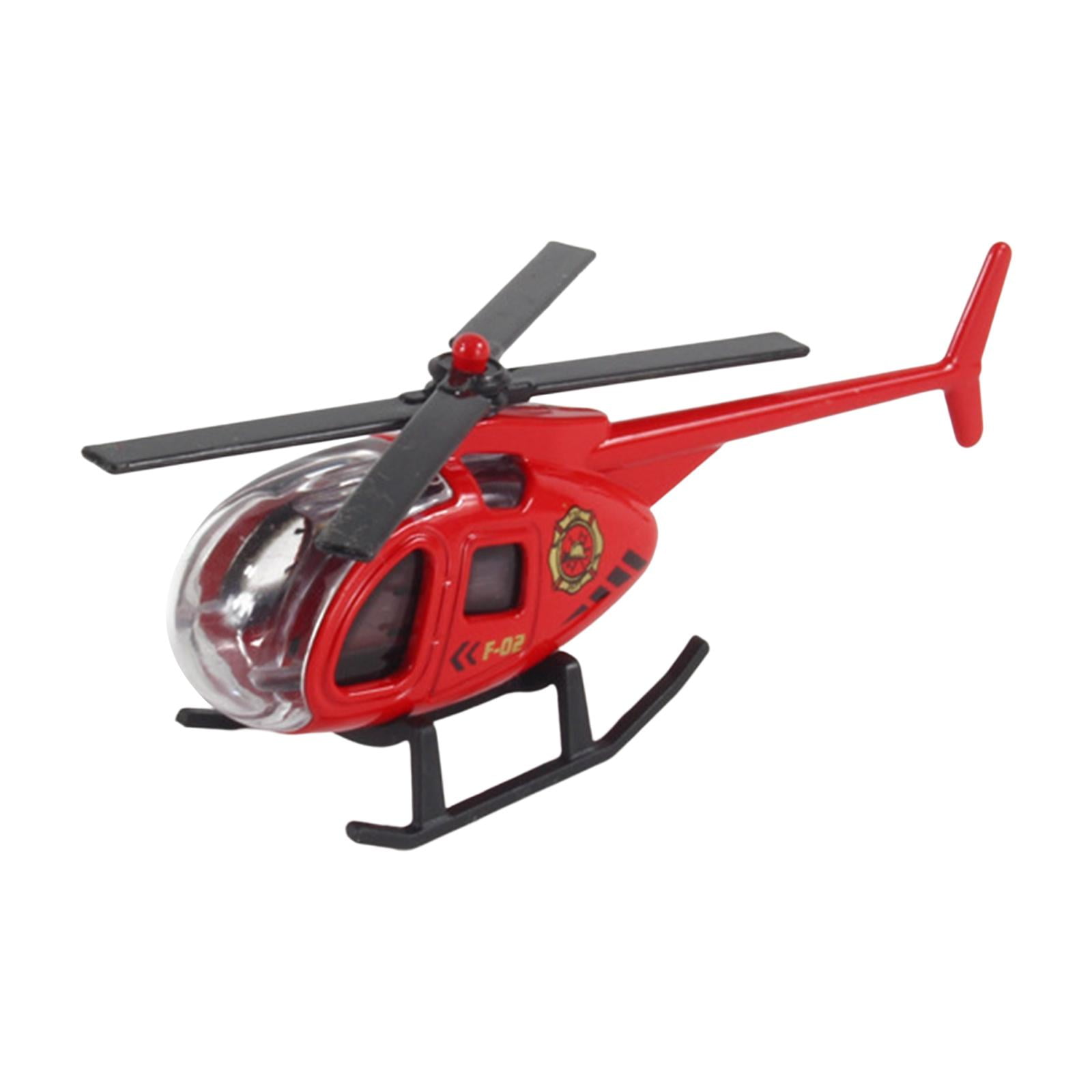Milaget 5x1 64 Scale Diecast Alloy Helicopter Kids Toys Ornament Party Favor Plane Toy red 5 Pcs Walmart