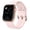 PinkSand, variant on BANDOVA Silicone Sport Band Compatible with Apple Watch 38/40/41/42mm(Series 11 10), Waterproof Strap with Classic Buckle for Women Men, MilkTea