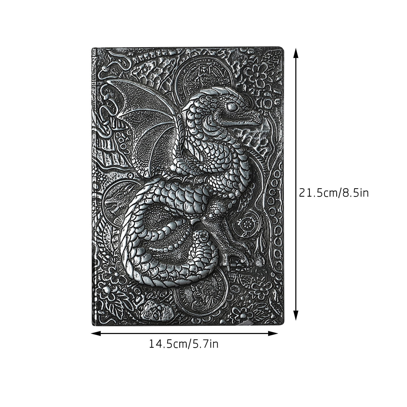 Dinosaur Embossed A5 Hardcover Notepad Notebook Manual