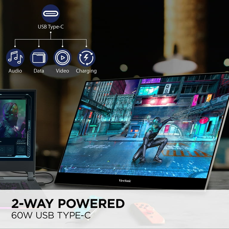 ViewSonic VX1655-4K-OLED 15.6'' 4K UHD Portable OLED Monitor with