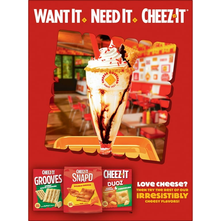 Cheez-It Double Cheese Crackers Snack Mix for On-The-Go Cheez-It Double Cheese Crackers Snack Mix for On-The-Go