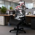 thumbnail image 5 of Whosucclay Wolf American Flag Print Gaming Chair Covers, Stretchable Computer Chair Cover, Anti-dust Office Chairs Cover, Racing Chairs Covers for Anti Cat Scratch Protection, 5 of 8