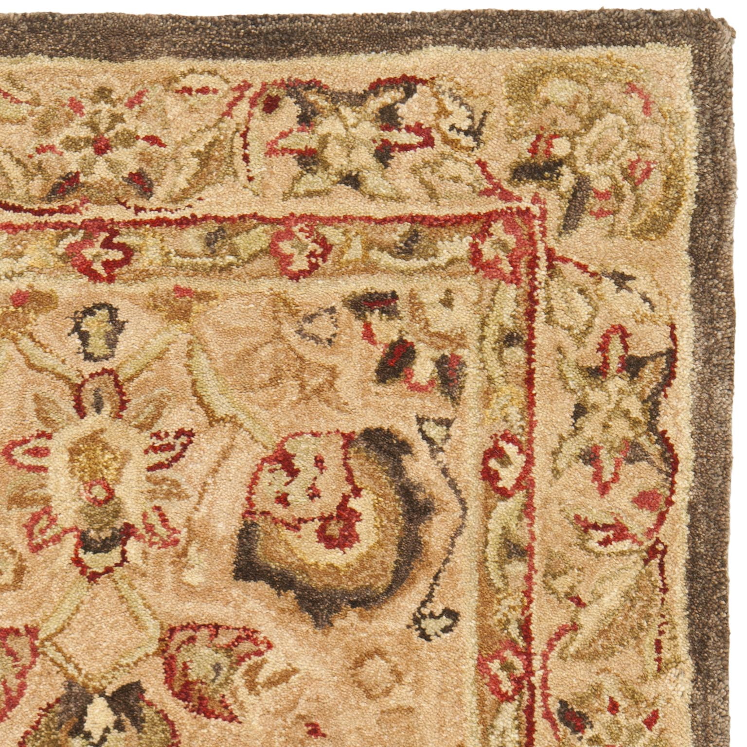 SAFAVIEH Anatolia Venice Floral Wool Area Rug, Beige/Beige, 3' x 5'