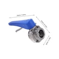thumbnail image 2 of GOOHOCHY Sanitaria Acero Inoxidable Con Manejo Tri Clamp Y Azul Para Control De, 2 of 8