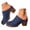 C, variant on Womens Mules Pumps Closed Round Toe Heeled Slip on Clogs 1.77 Inch Ladies Dressy Summer Slides Sandals Casual Backless Loafers Shoes Blue Size 7.5