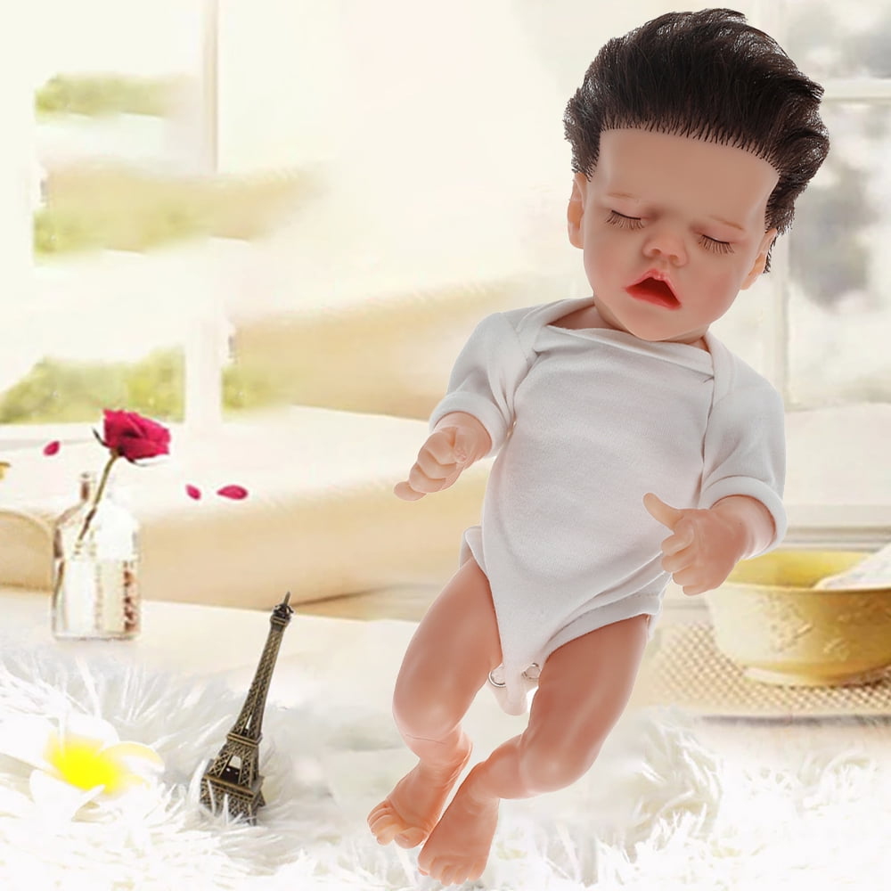 ZOO 12 Inches Reborn Dolls Boy Sleeping Soft Vinyl Silicone Lifelike