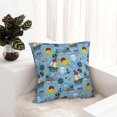 thumbnail image 6 of Yiaed Pirate Marine Animals Print Pillow Covers Super Soft Decorative Square Throw Pillow Covers Case Cushion Covers for Sofa Couch Bedroom Car Decor（No pillow core）-12"x12", 6 of 7