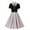 Black + Pink Dots, variant on Women's Vintage Dress Plaid Floral Cocktail Party Swing Dresses 1950s Retro Gown Wedding Formal A-line Midi Dresses L Blue