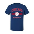 thumbnail image 2 of Wild Bobby City of Chicago CHI Basketball Fantasy Fan Sports Men's T-Shirt, Royal, XX-Large, 2 of 5