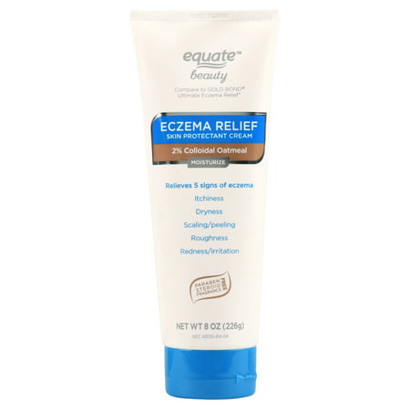 Equate Beauty Eczema Relief Skin Protectant Cream, 8 Oz.