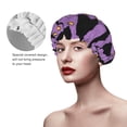 thumbnail image 4 of Balery Funny Goose Shower Caps, Double Layer Waterproof Shower Cap, Double Layers Reusable Shower Cap With Soft Comfortable For Long Thick Hair Soft Bath Shower Hair Caps, 4 of 9