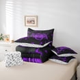 thumbnail image 6 of jejeloiu Purple Game Console 7-Piece Bedding Comforter Set,Kids Gamepad Controller King Bedding Sets,3D Video Games Bed Sheets For Teens,Luxury Bedroom Decor Reversible, 6 of 8