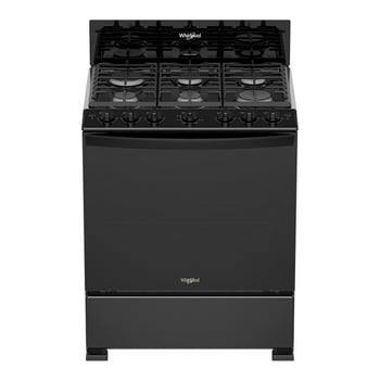 Estufa Whirlpool de Piso 30 Pulgadas 6 Quemadores Negro WFR3400B