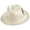 Cream, variant on Pachuco Crushable Wool Felt Fedora Hat - M - Red