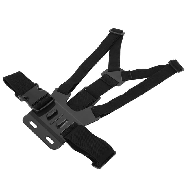 Soporte para fotografía, cinturón fijo para el pecho, correa ajustable para el pecho, clip para teléfono, confiable y duradero