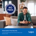 thumbnail image 6 of TP-Link Tapo Wireless Indoor/Outdoor 2K Security Camera, Waterproof, Rechargeable, Battery-Powered, Install Anywhere, Local or Cloud Storage - Subscription not Required, Two-Way Audio - TC82(2-pack), 6 of 16