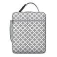 thumbnail image 4 of Retro Plaid Insulated Lunch Box Teen Reusable Lunch Bag Waterproof Cooler Tote Bag Office Hiking, 4 of 5