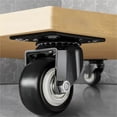 thumbnail image 3 of Roulettes Robustes Roues en Caoutchouc Rouleaux pour Meubles Roue Roulettes Roulettes 360 Degrés Roue Roulettes Industrielles avec Frein Bureau, Facile à Utiliser, 3 of 7