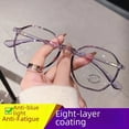 thumbnail image 1 of Las personas mayores usan una lupa de 5 aumentos para ver la lectura del teléfono móvil, gafas de lectura HD portátiles de alta potencia montadas en la cabeza, 1 of 2