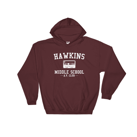 Stranger Things Hawkins Middle School AV Club Inspired Hoodie