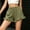 Army Green, variant on Running Shorts Womens Boxer Shorts Athletic Fashionable Relaxed Short Pants Army Green Size S