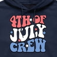 thumbnail image 2 of Instant Message - Fourth Of July Crew - Men's Pullover Hooded Fleece Sweatshirt, 2 of 5