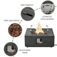 thumbnail image 7 of COSIEST 28" Square Propane Fire Table,Stainless Steel Burner 40,000 BTU, 7 of 7