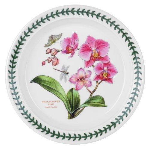 Portmeirion Exotic Botanic Garden Salad Plate with Orchid Motif 