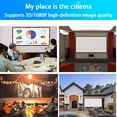 thumbnail image 7 of Kyusrd Metal Curtain Projection Screen 60 Inch,Washable Projector Screen 16:9 Foldable Portable Projector Movies Screen For Home Outdoor Indoor, 7 of 7