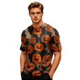 thumbnail image 5 of Mens Halloween Costume Halloween Tshirts Round Neck Short Sleeve Holiday Halloween Tee Shirts, 5 of 5