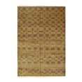 thumbnail image 1 of Gold Ningxia Majesty Hand-Knotted Wool Rug, 1 of 2