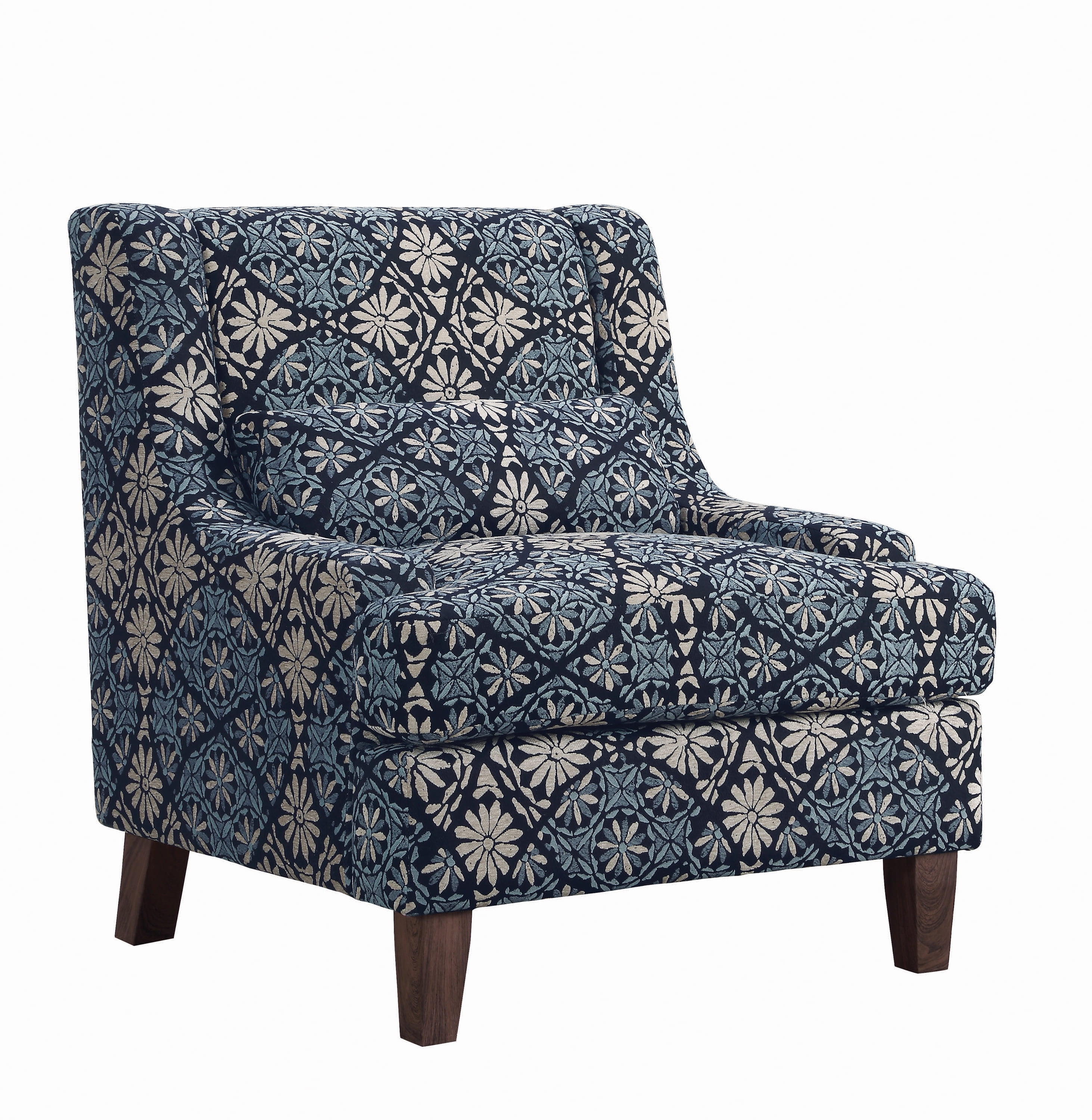 Coaster Accent Chair in Floral Pattern - Walmart.com ...