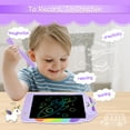 thumbnail image 5 of MAGOTAN 8.5 Inch Unicorn Drawing Tablet for Kids Toddler Drawing Doodle Pad Educational Toys Boys Girls Birthday Gifts, Purple, 5 of 6