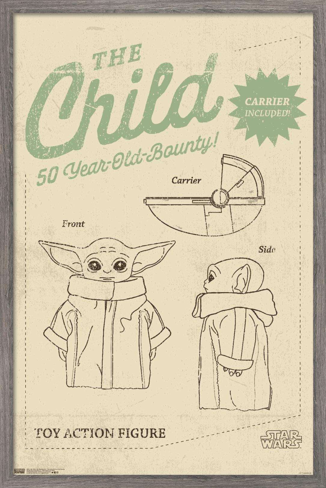 Star Wars: The Mandalorian - The Child 50-Year-Old Bounty ...