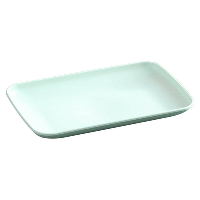 TACILIP Rectangular Plates Hot Pot Barbecue Plastic Sausage Plates Fruit Plates Party Favors, Mom Gifts