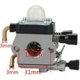 thumbnail image 2 of FS85 Carburetor Kit for Sthil FS75 FS80 FS85 HS75 HS80 HS85 HL75 FH75 HT70 HT75 KM80 KM85 SP80 SP85 FC85 FC85, 2 of 9