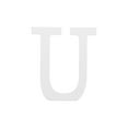 thumbnail image 1 of Unique Bargains Unfinished Wooden Letters U 4.3 Inch Wooden Alphabet Letters Decoration for DIY, 1 of 5