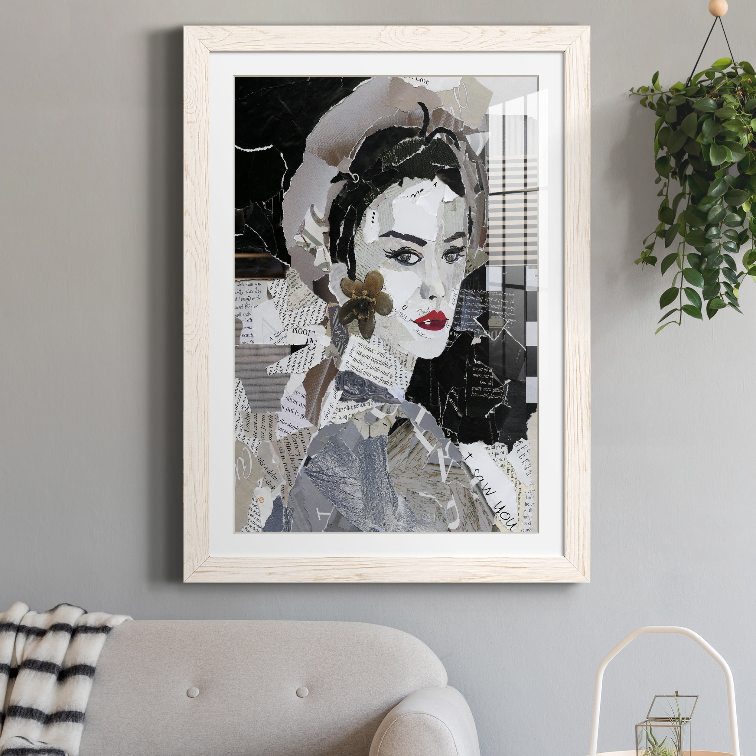 Runway Pause - Premium Framed Print - Distressed Barnwood Frame - Ready to Hang
